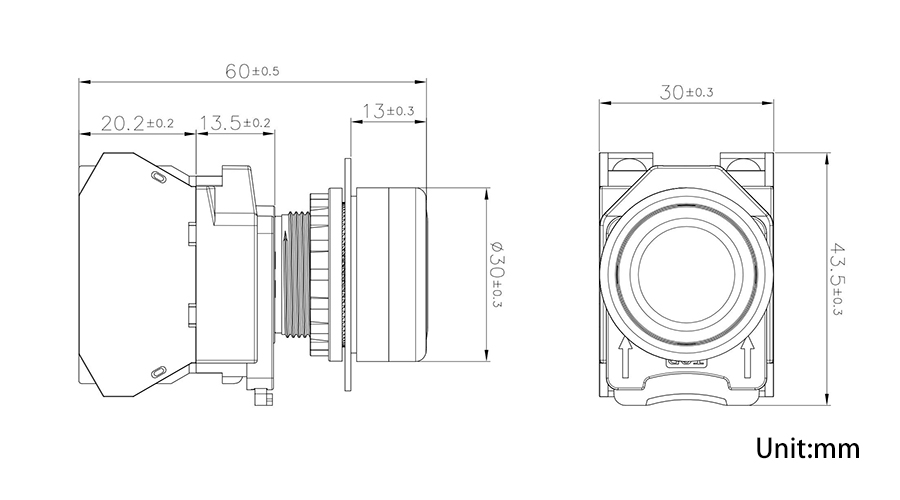 7M平钮自复-自锁