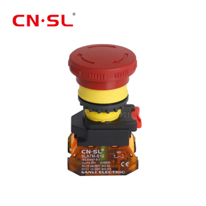 Not-Aus-Taste OEM 22 mm IP65 wasserdichter elektrischer Not-Aus-Taster mit rotem Pilzkopf